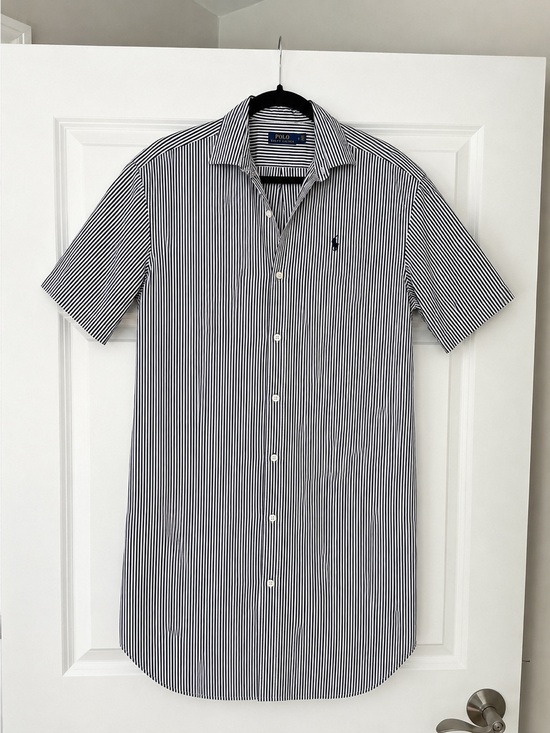 Polo Ralph Lauren Dresses & Skirts - Polo Ralph Lauren shirt dress, black and white, size 4